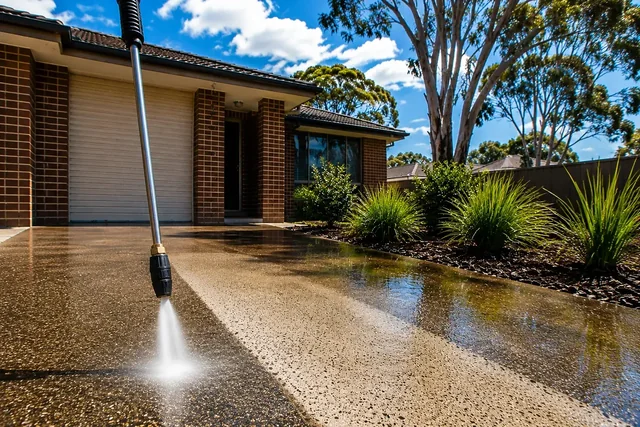 Restored outdoor hard surfaces